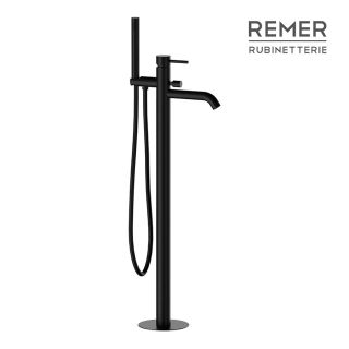 Remer X STYLE X08NO Напольный смеситель для ванны (черный матовый)